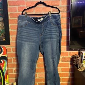 Blue cute old navy rockstar super skinny jeggings